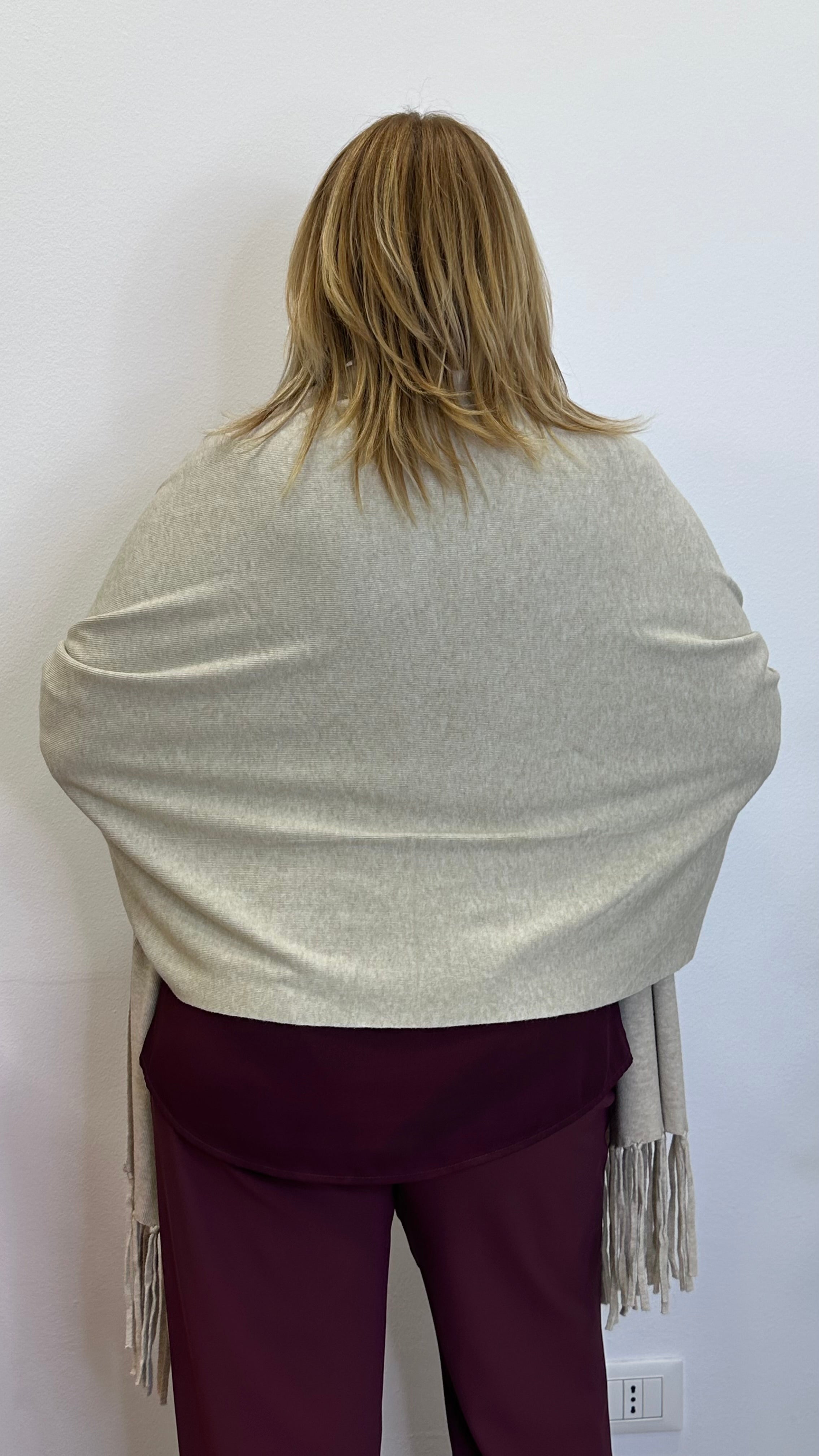 Cardigan "SENNA" con frange