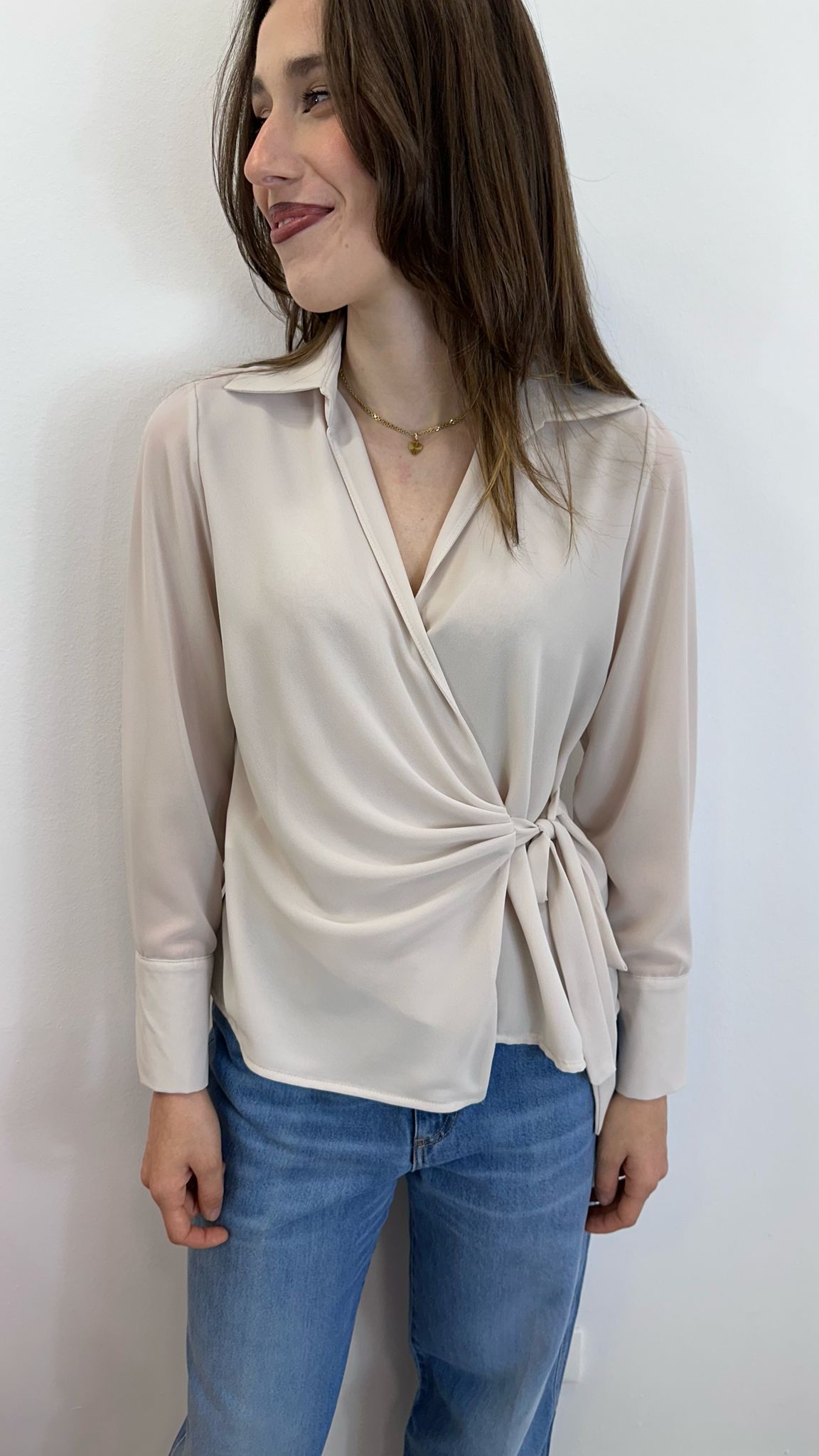 Camicia Incrociata "BETULLA"