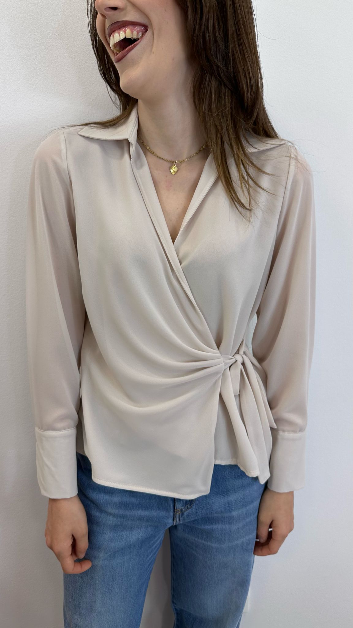 Camicia Incrociata "BETULLA"