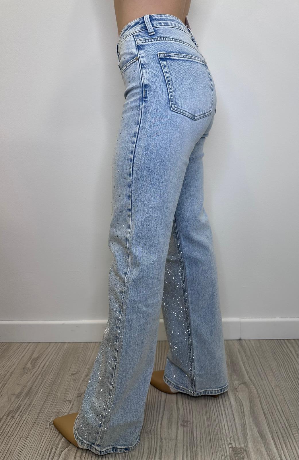 Jeans "DIAMOND" con brillantini