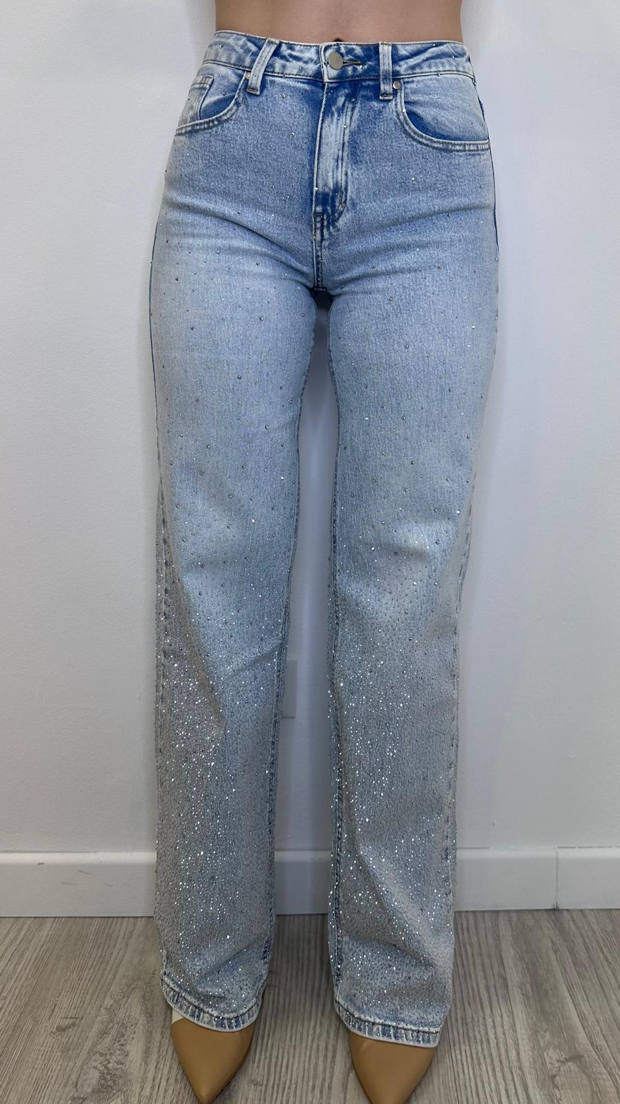 Jeans "DIAMOND" con brillantini