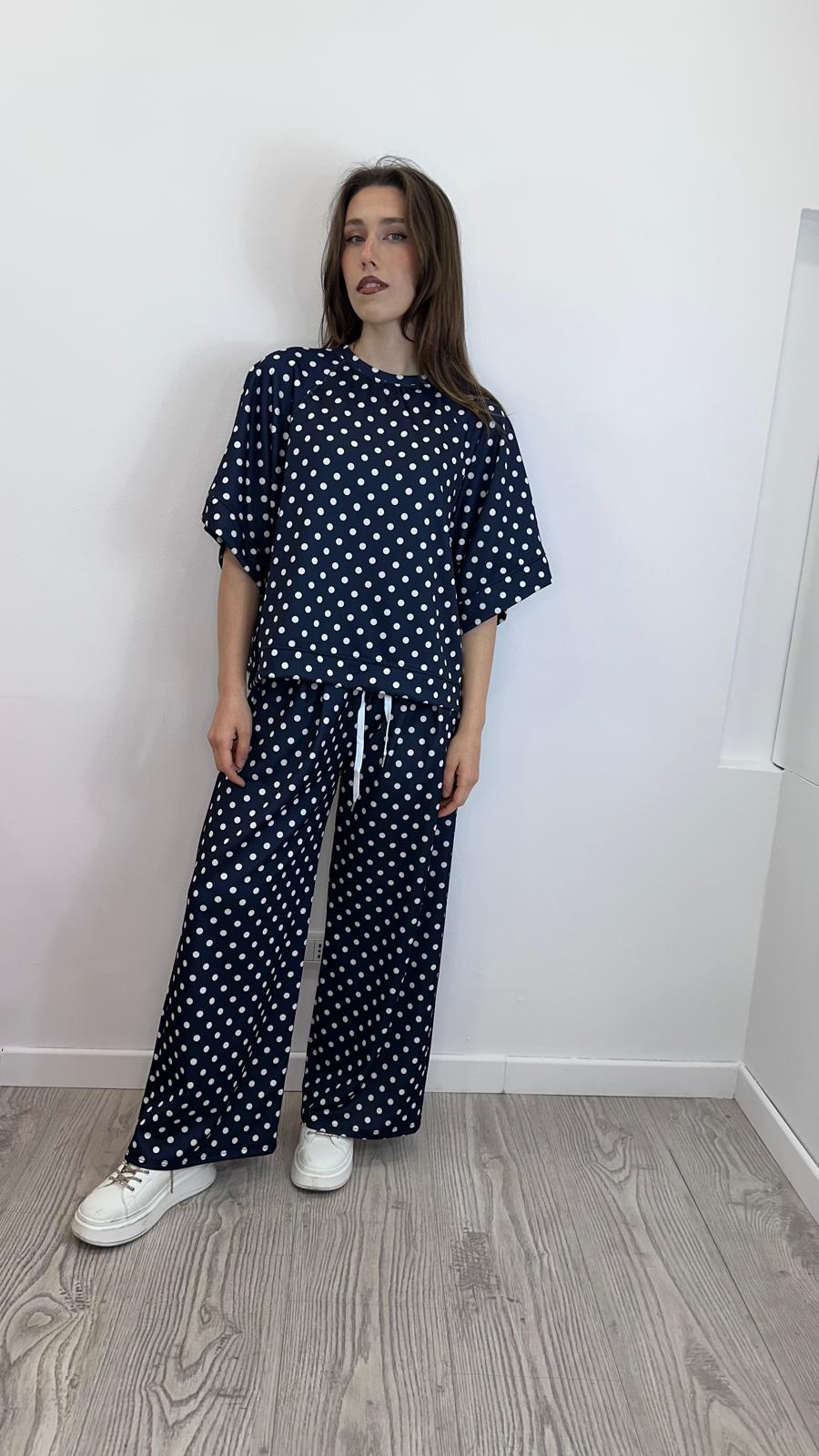 Maglia "BOLLICINE" a pois