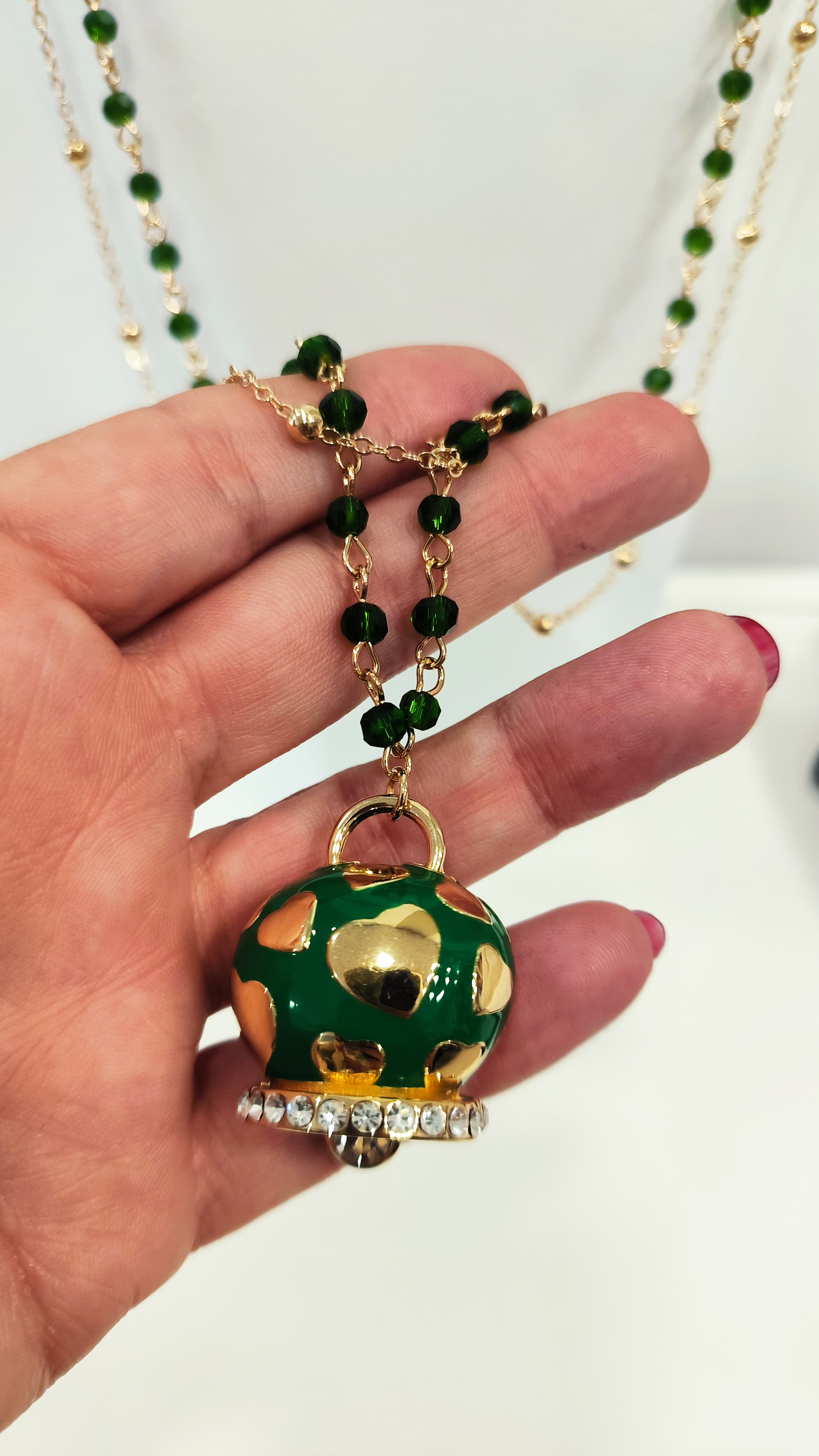 Collana "CLARA DOPPIA" in Acciaio
