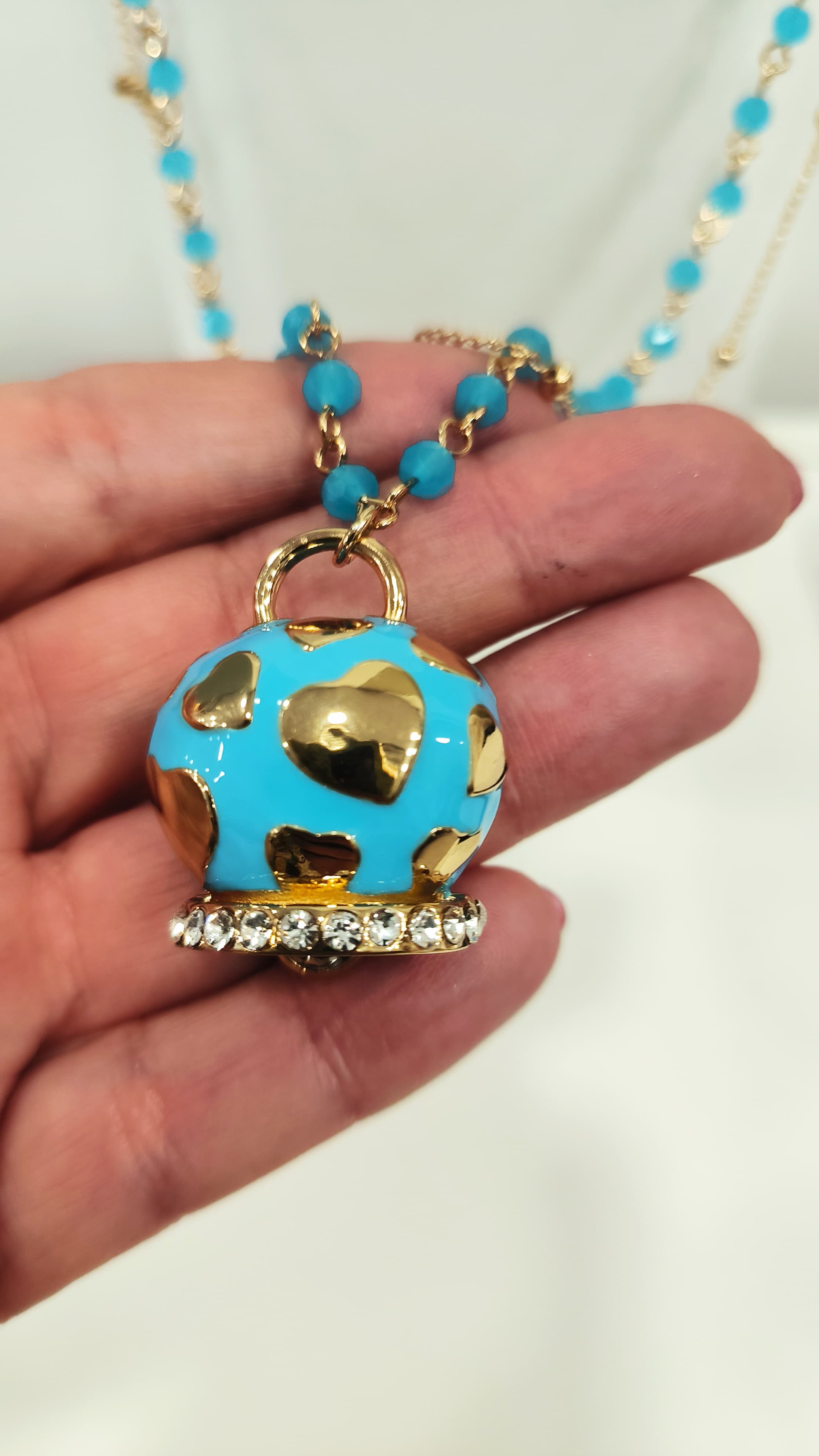 Collana "CLARA DOPPIA" in Acciaio