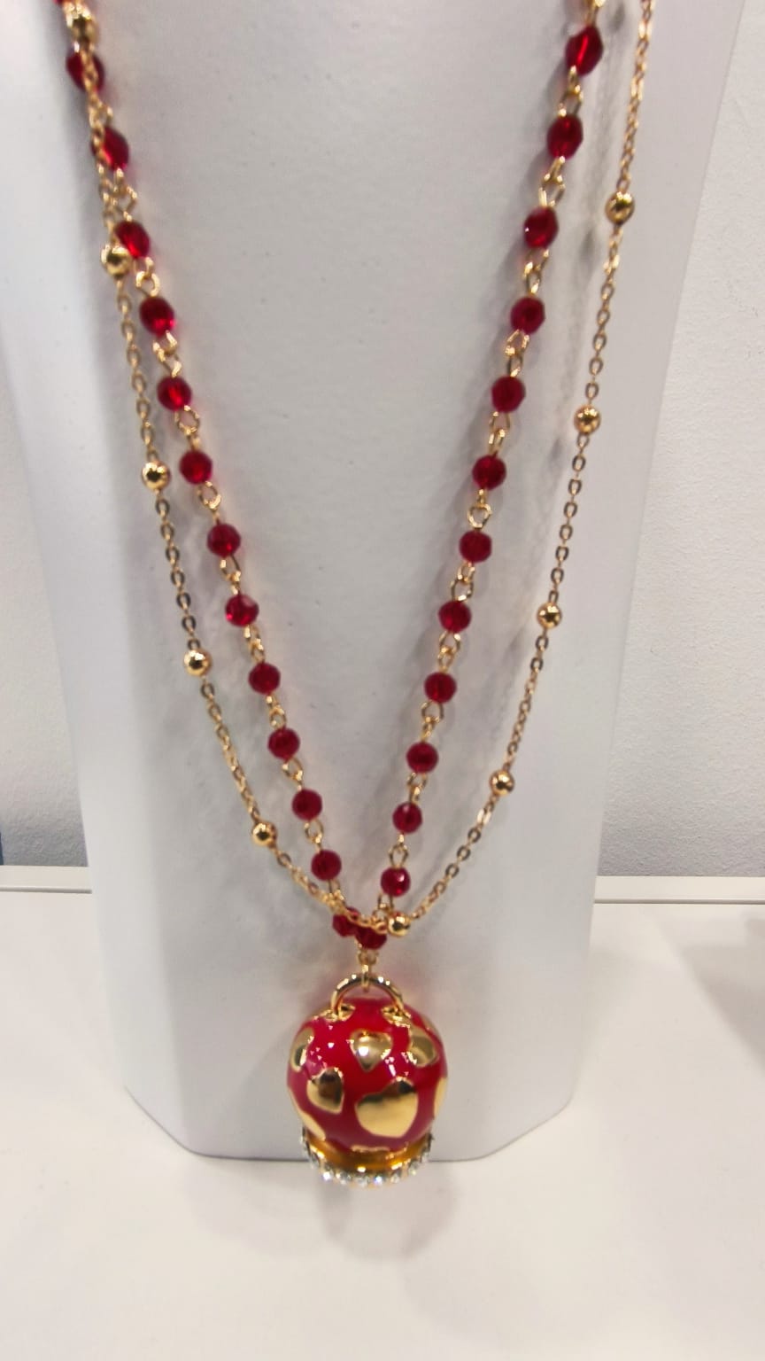 Collana "CLARA DOPPIA" in Acciaio