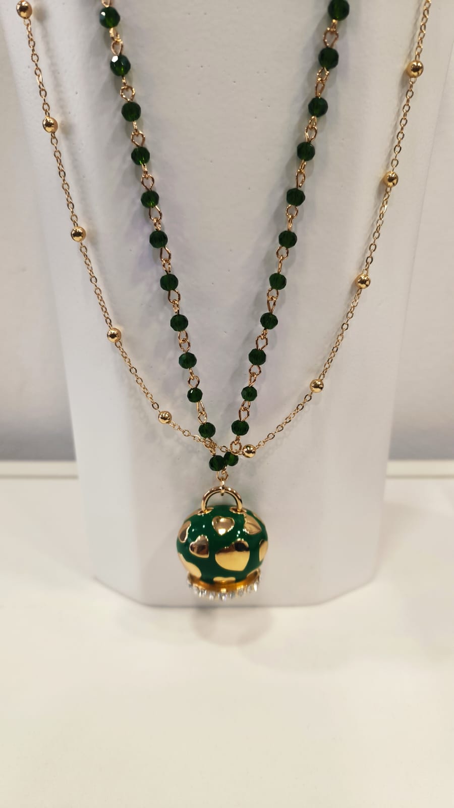 Collana "CLARA DOPPIA" in Acciaio