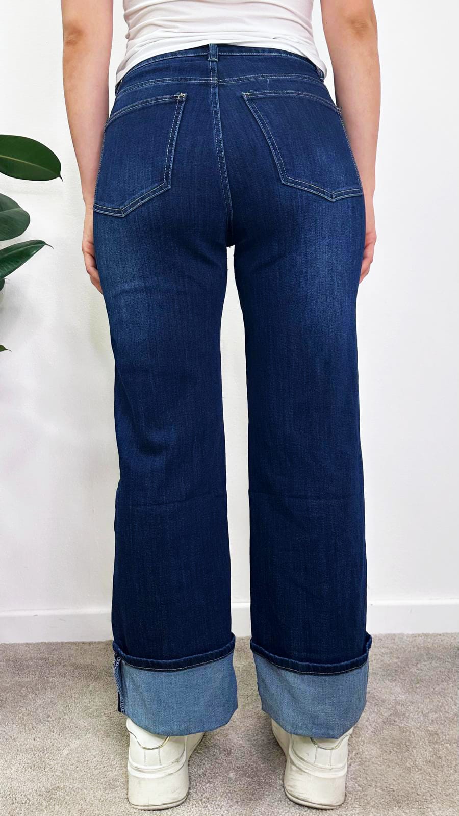 Jeans "LUCY" con risvolto