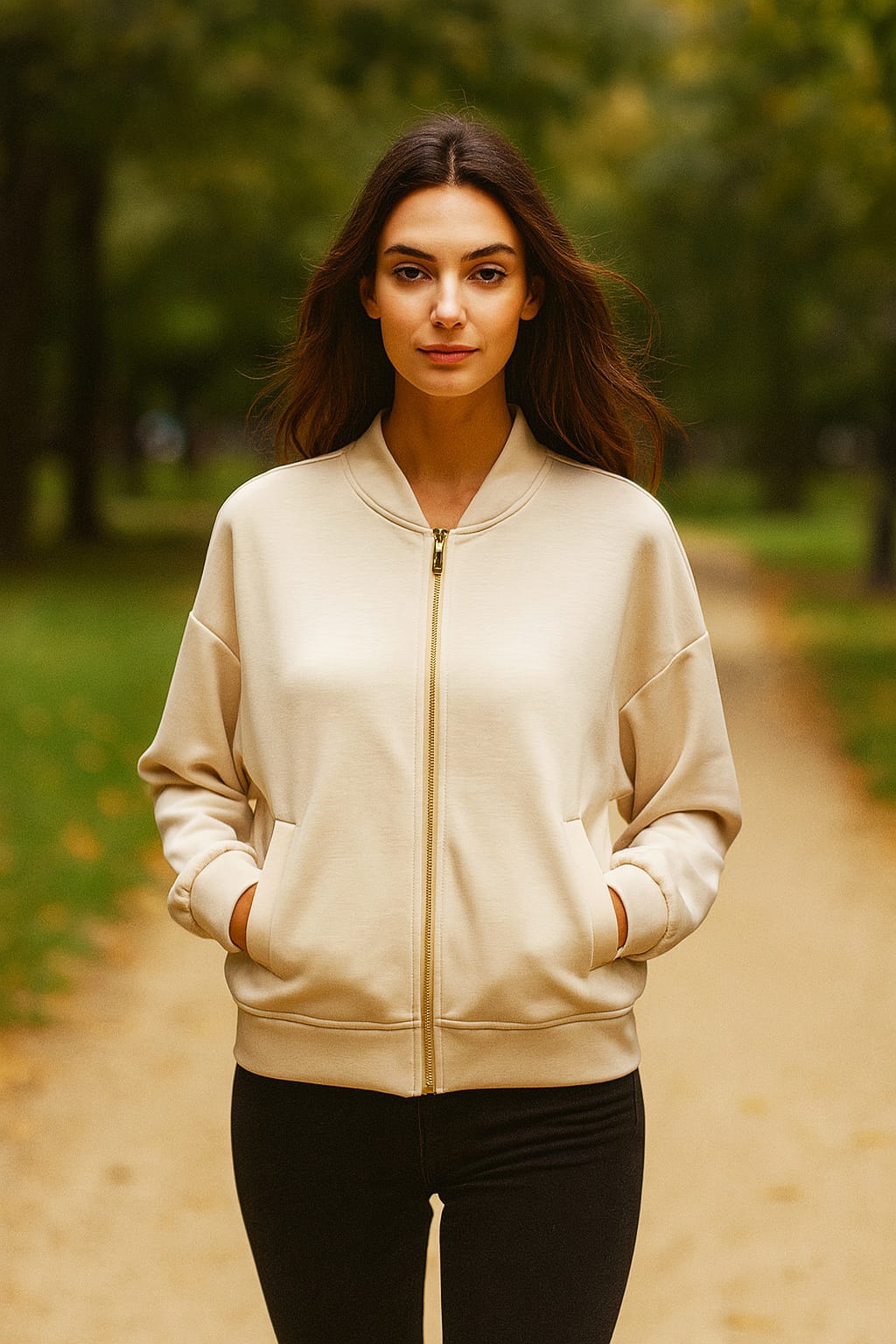 Felpa "JENNY" modello Bomber