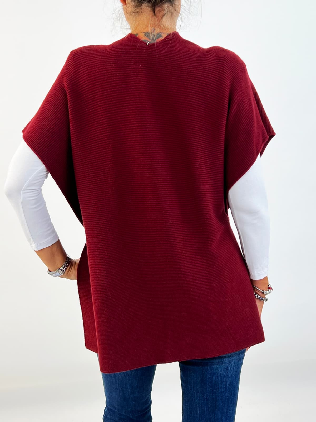 Gilet "ZEUS" in maglia con bottoni