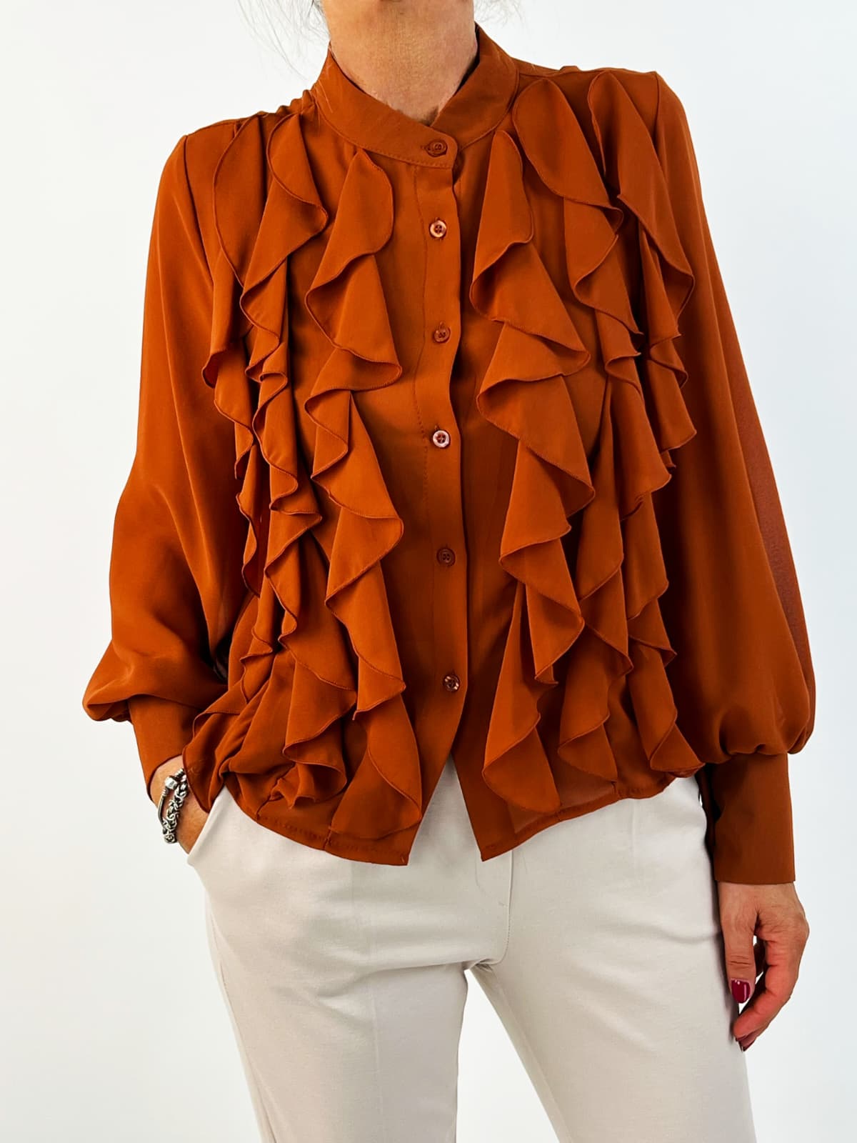 Camicia "PETALO" in voile