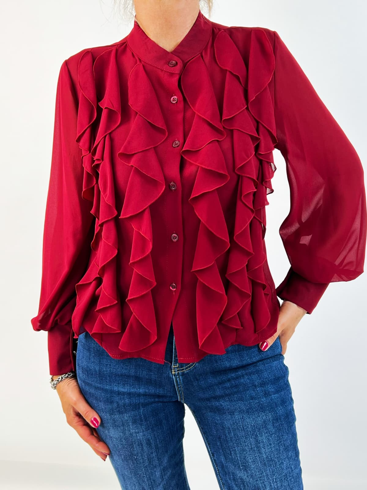 Camicia "PETALO" in voile