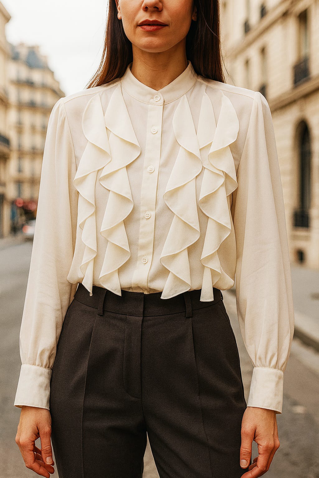 Camicia "PETALO" in voile