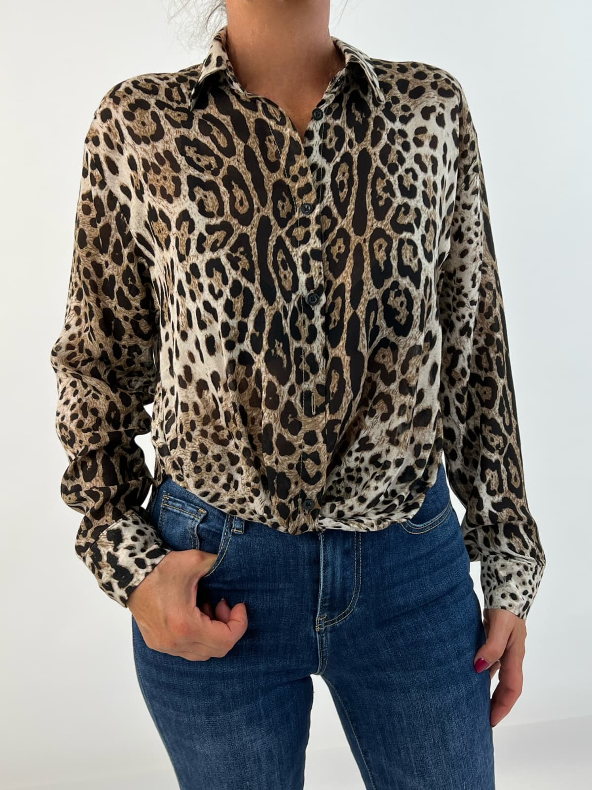 Camicia "LEO" animalier