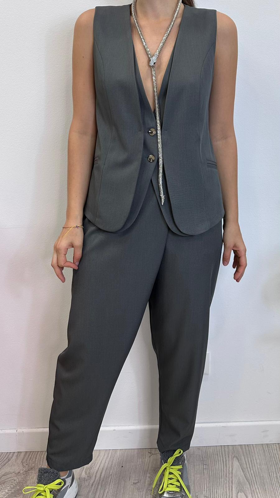 Pantaloni "VIENNA" con elastico dietro