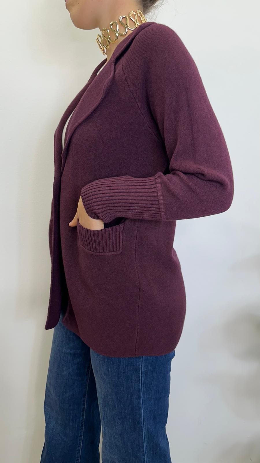 Cappotto in maglia "SIMBA" con tasche