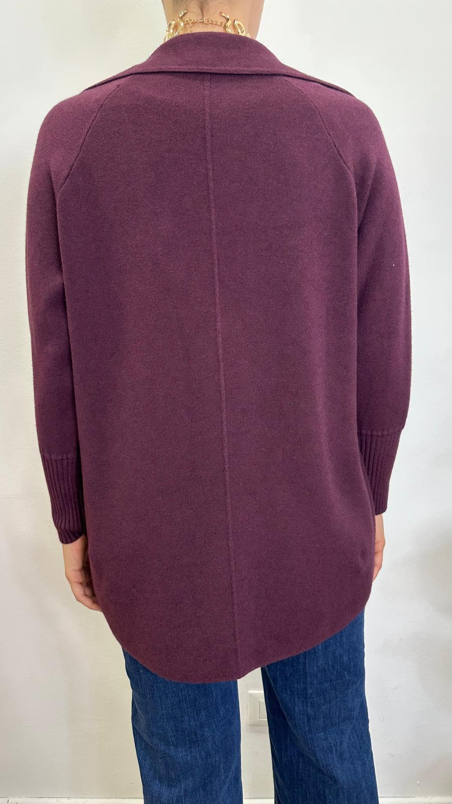 Cappotto in maglia "SIMBA" con tasche