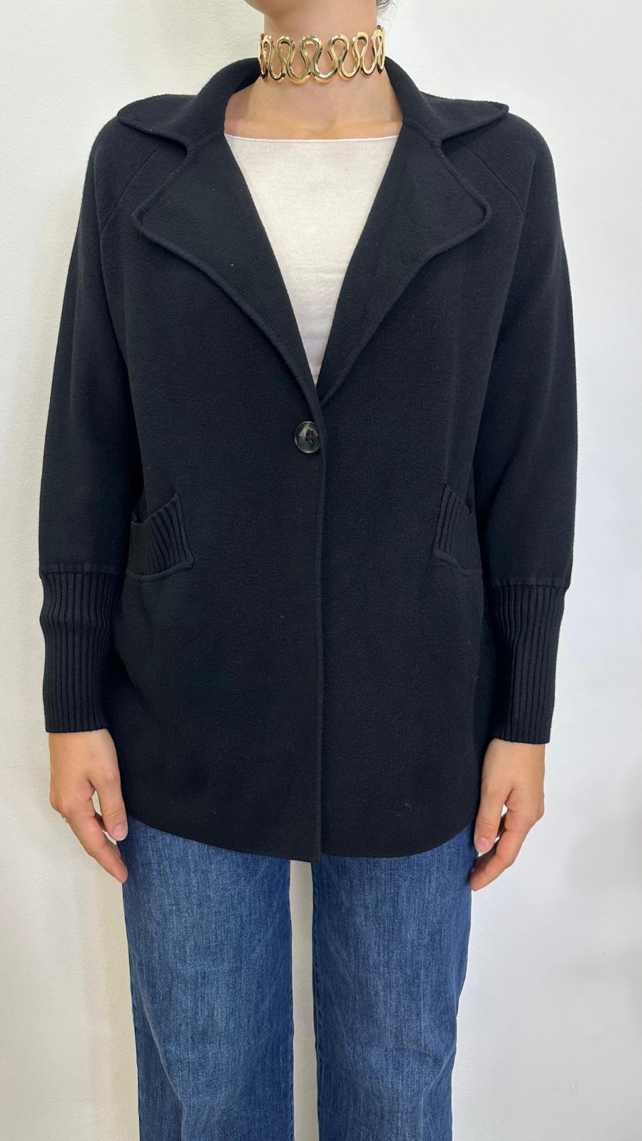 Cappotto in maglia "SIMBA" con tasche