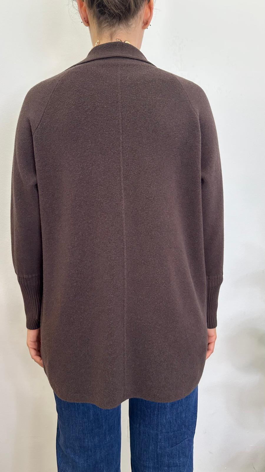 Cappotto in maglia "SIMBA" con tasche