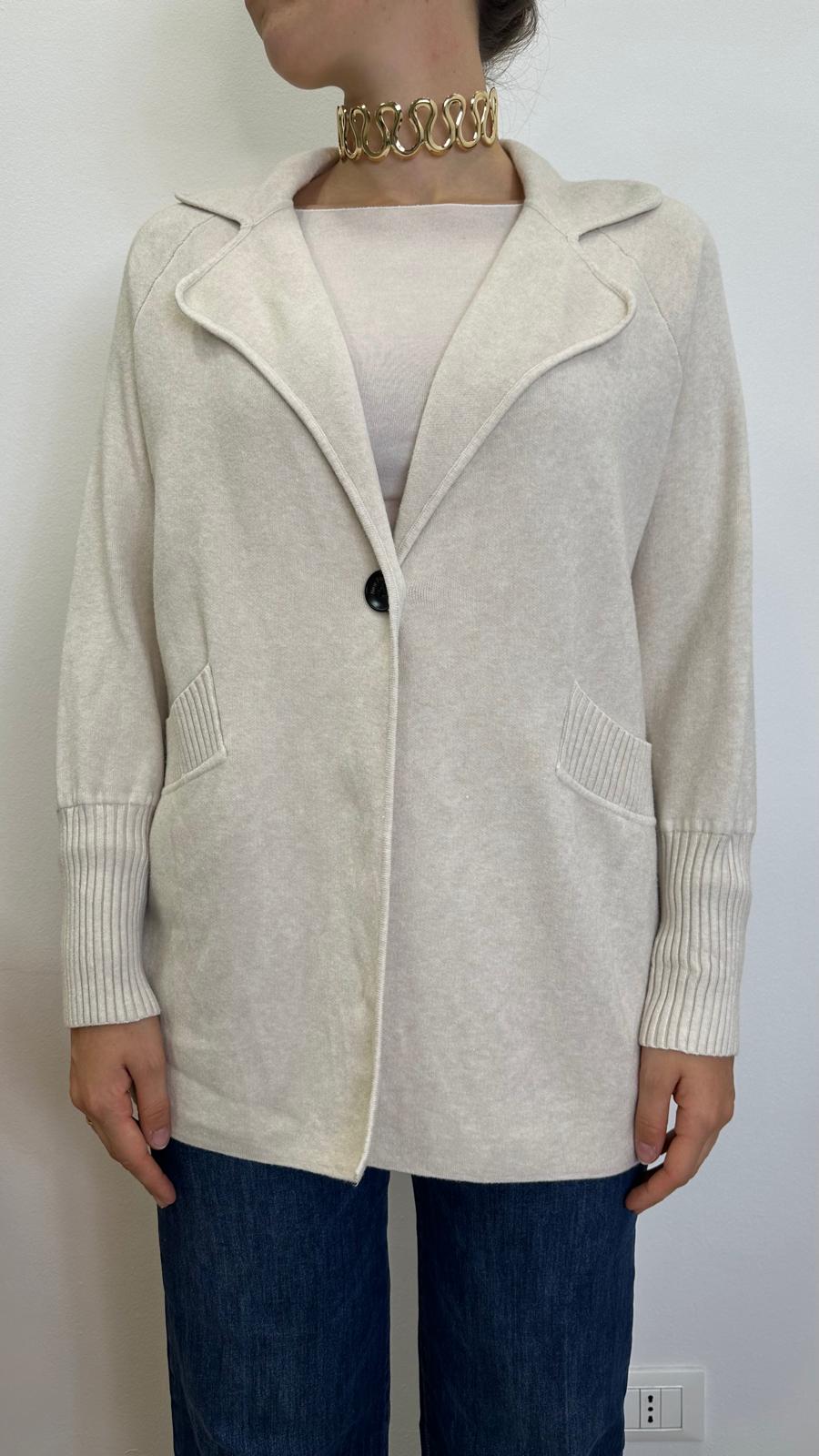 Cappotto in maglia "SIMBA" con tasche