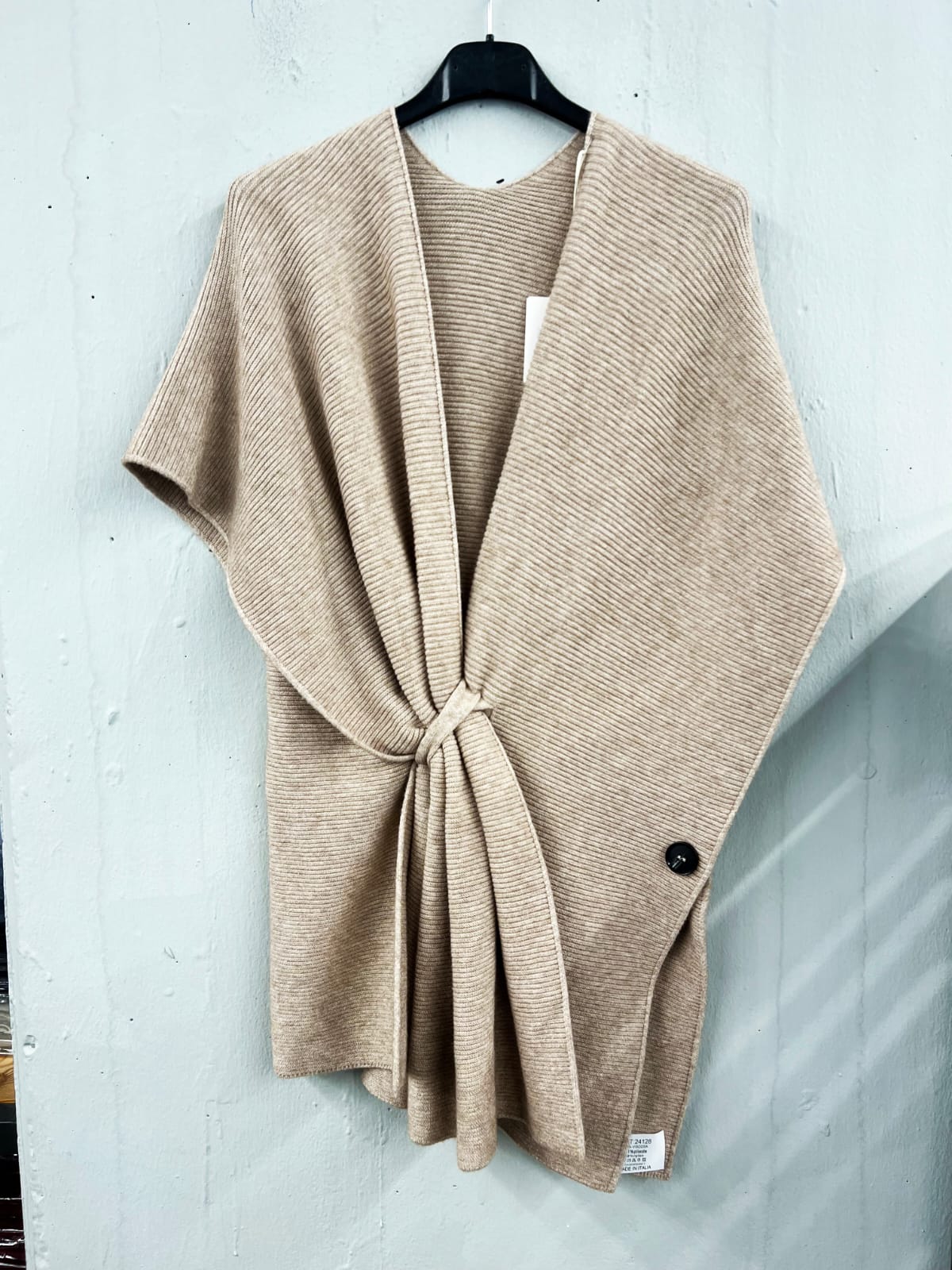 Gilet "ZEUS" in maglia con bottoni