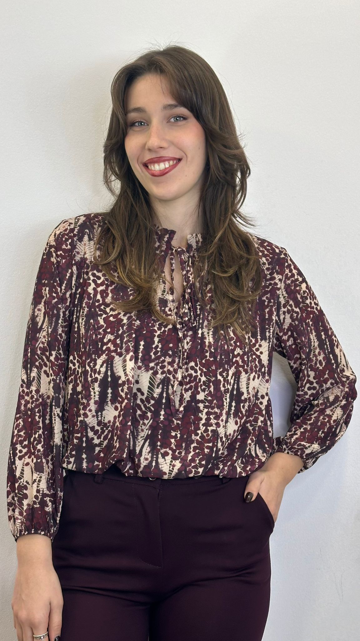 blusa "RIBES" in fantasia