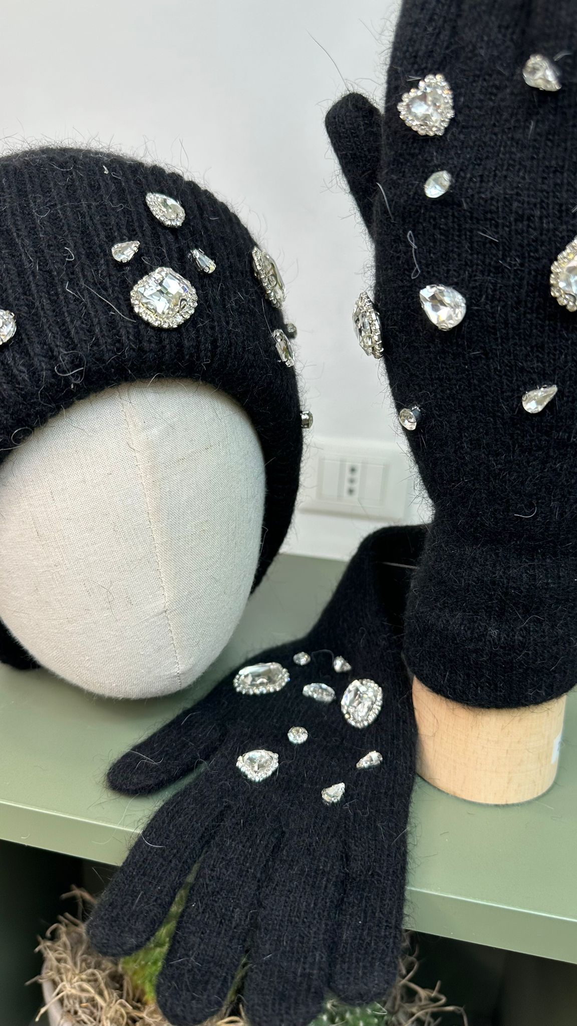 completo "CRYSAL" cappelli+guanti