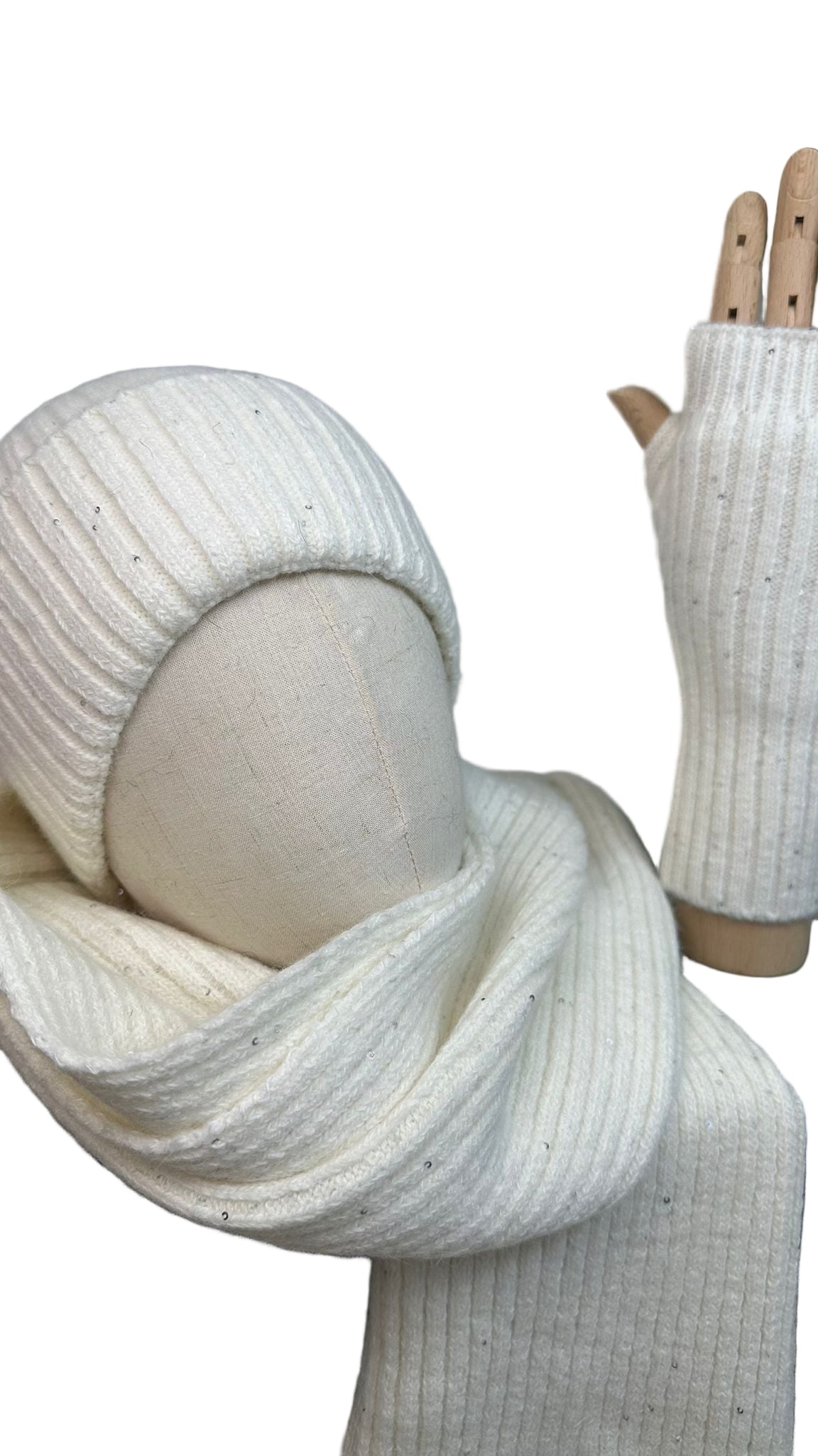 set "POLAR" guanti+sciarpa+cuffia