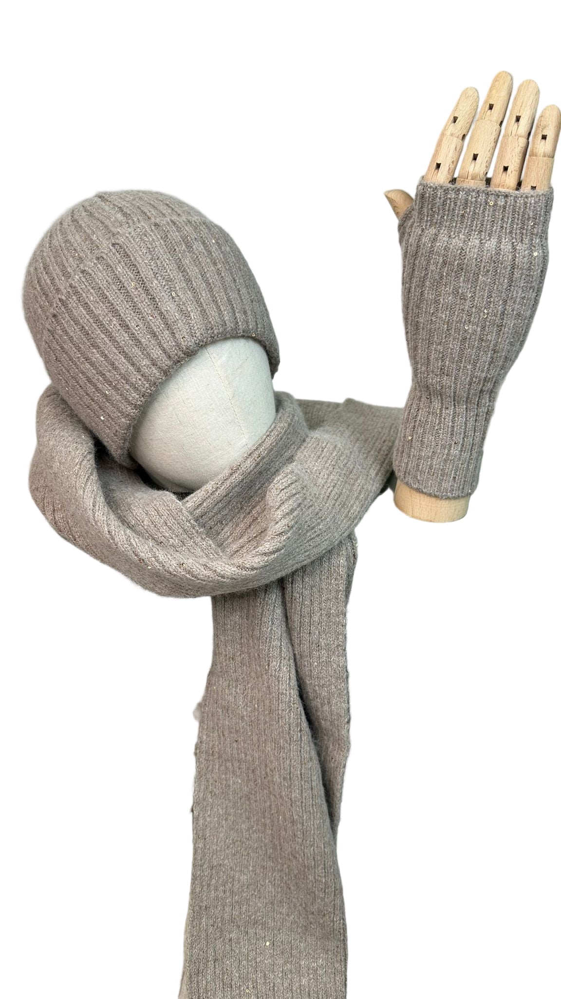 set "POLAR" guanti+sciarpa+cuffia