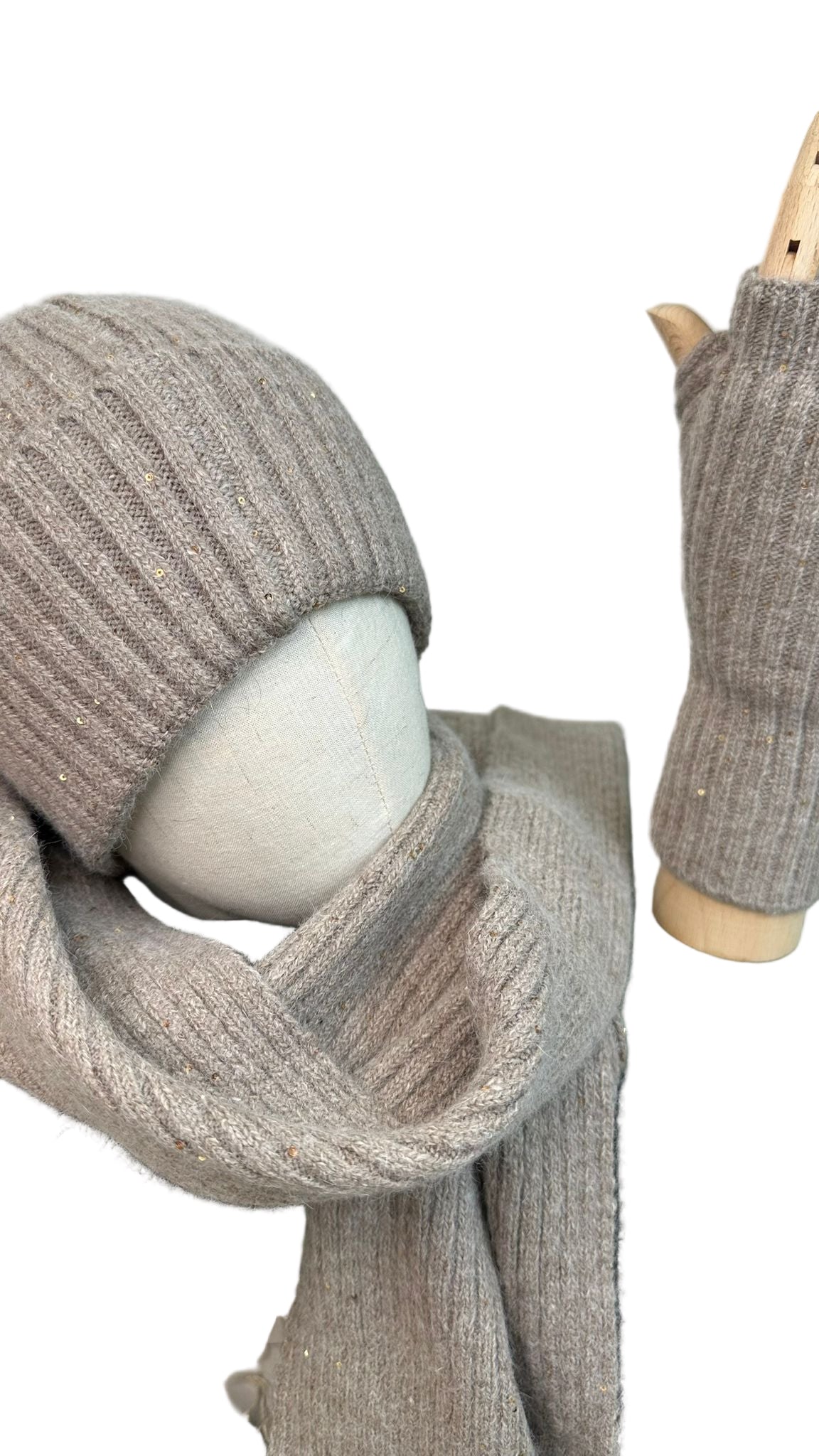 set "POLAR" guanti+sciarpa+cuffia