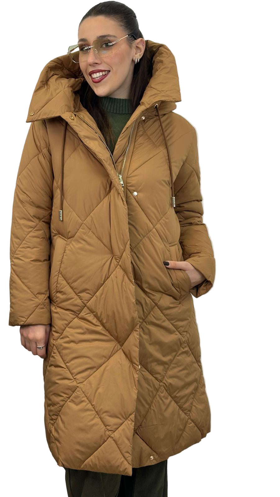 Piumino lungo "BISCOTTO" Silvian Heach