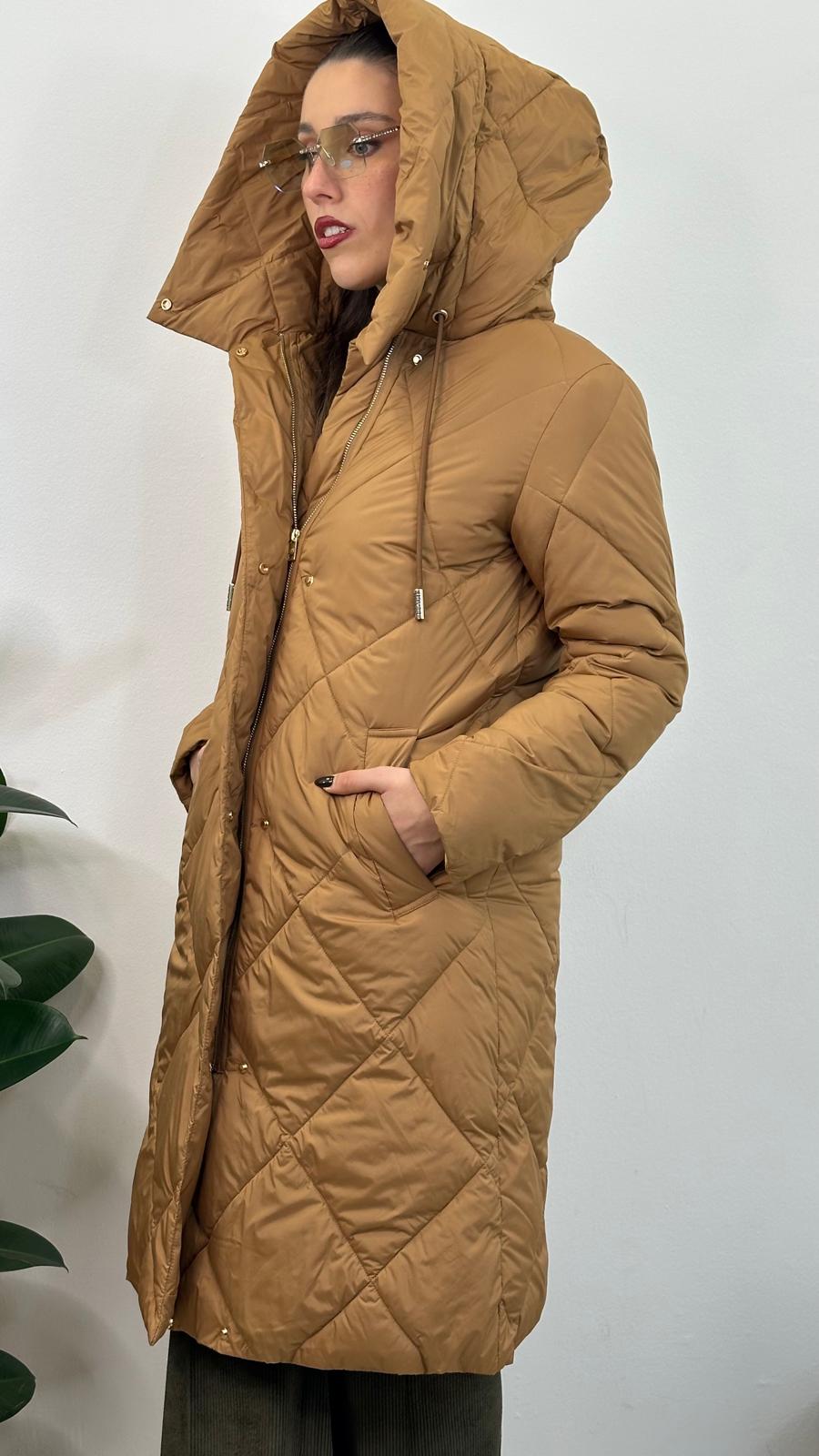 Piumino lungo "BISCOTTO" Silvian Heach