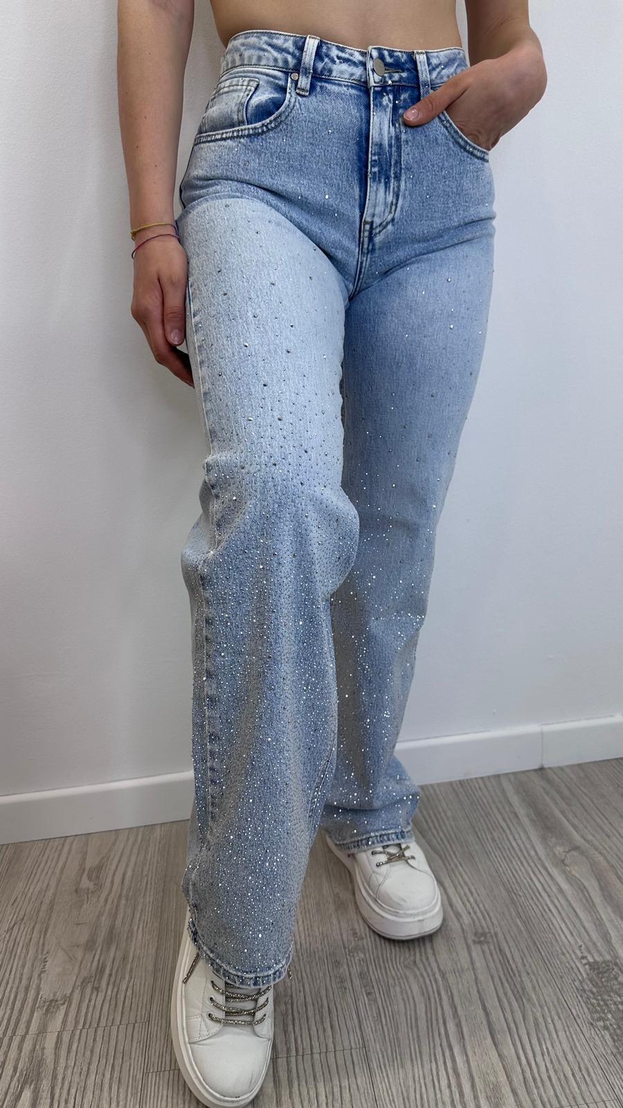 Jeans "DIAMOND" con brillantini