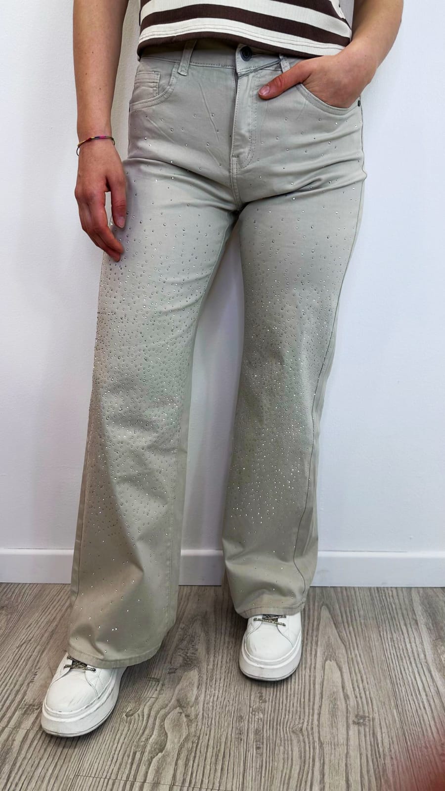 Jeans "DIAMOND" con brillantini