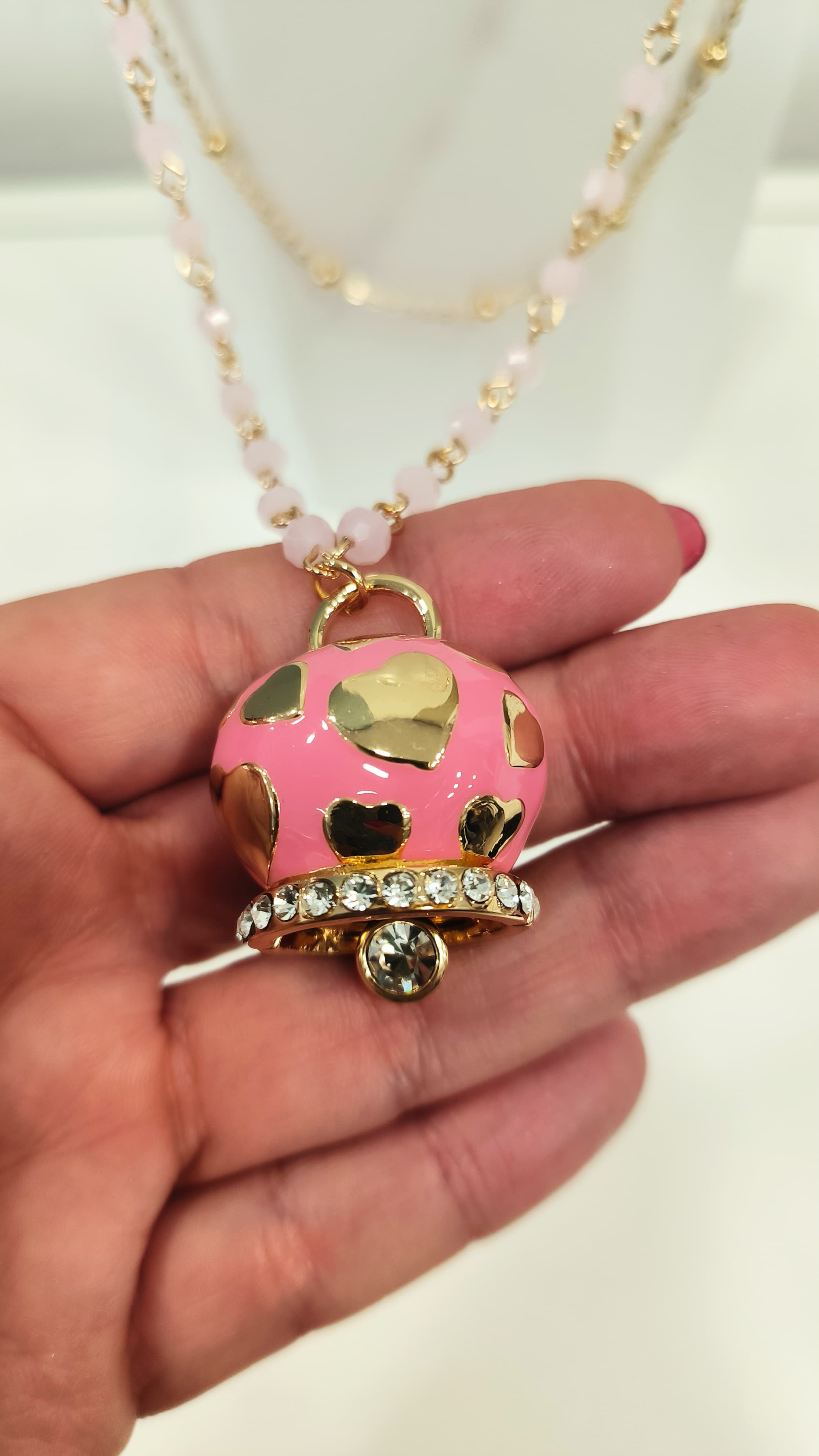 Collana "CLARA DOPPIA" in Acciaio