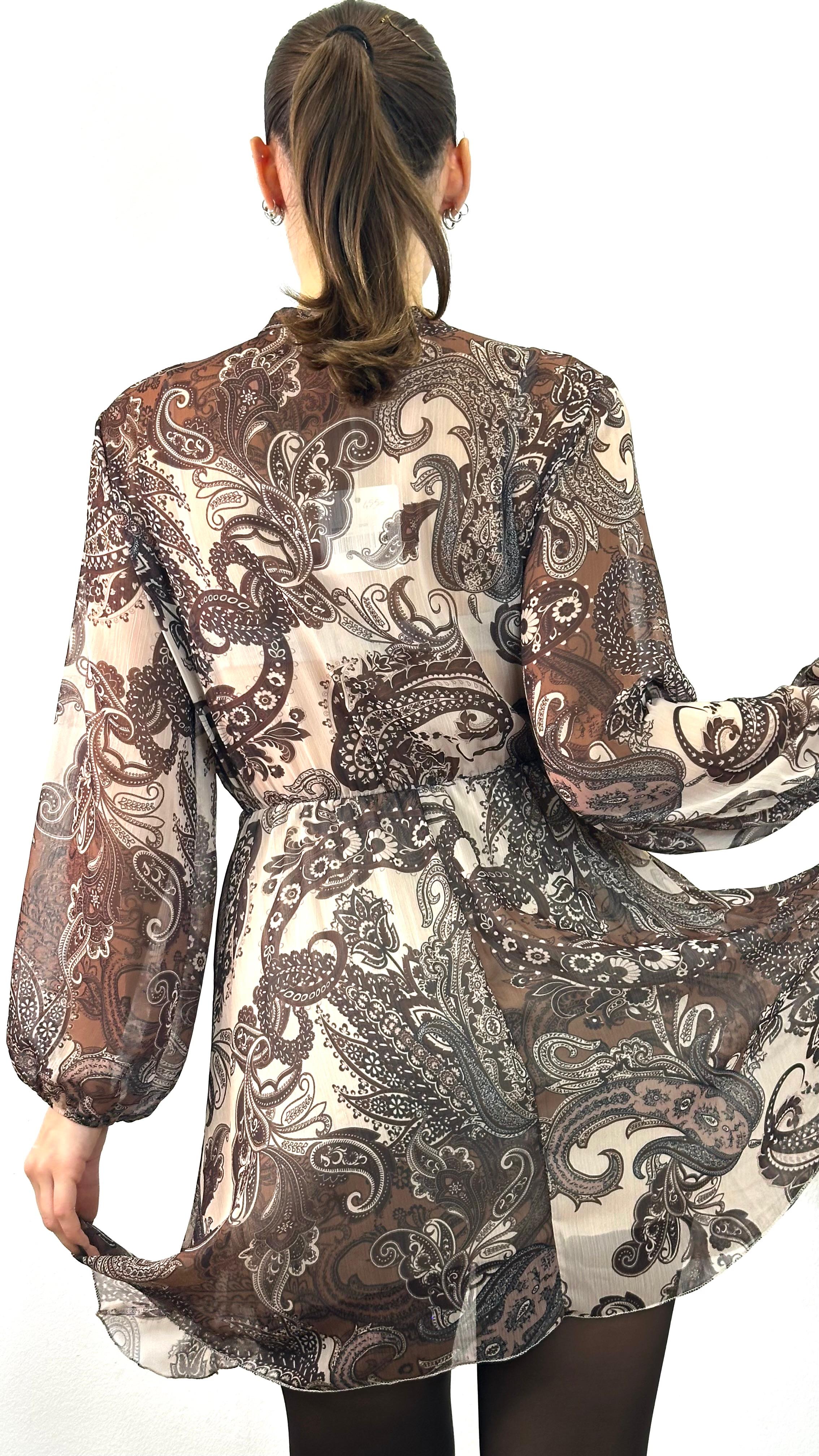 Abito "MANDY" in voile con fantasia