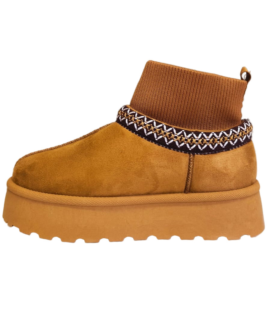 "SCARPONCINO" con pelo stile ugg ar.51228