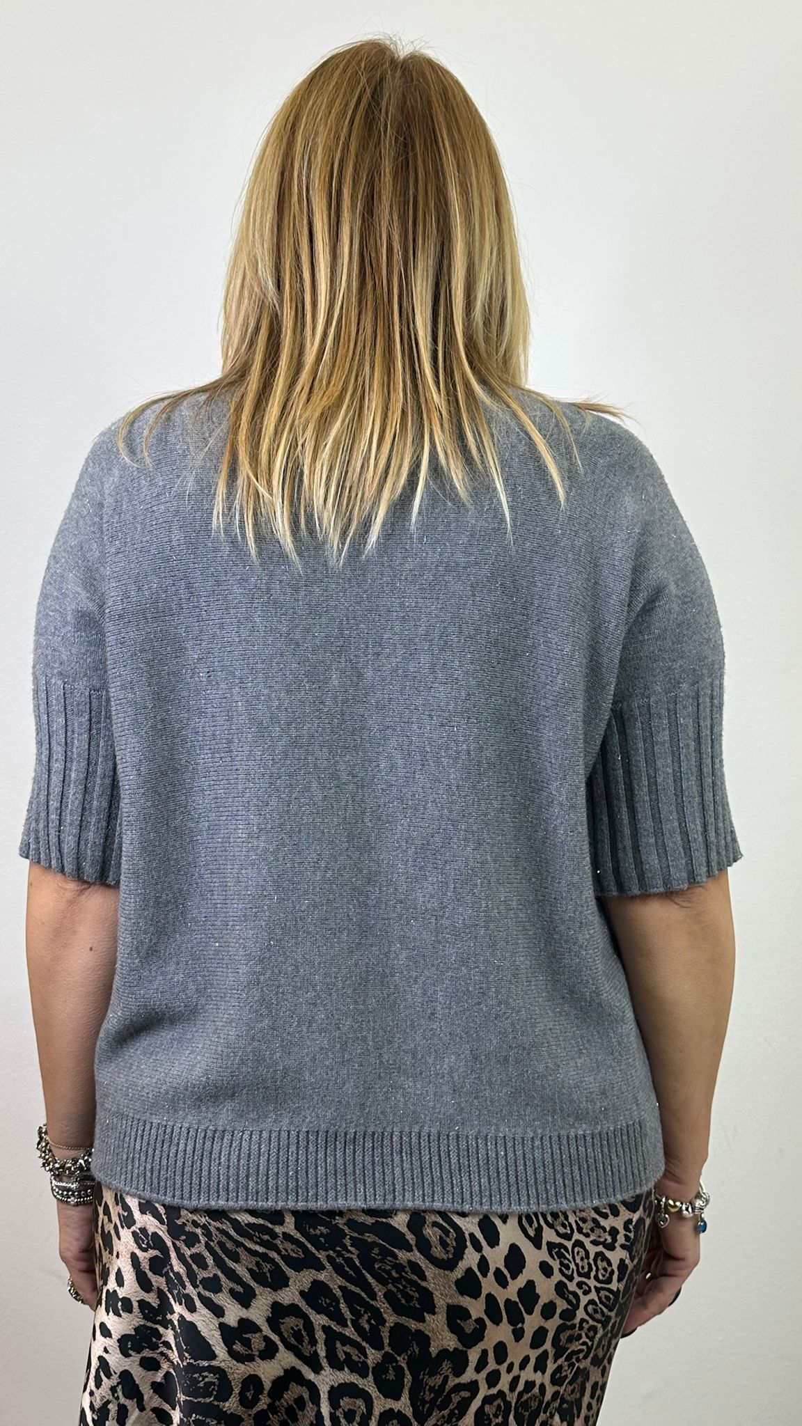 maglione "LISA" con inserti in lurex