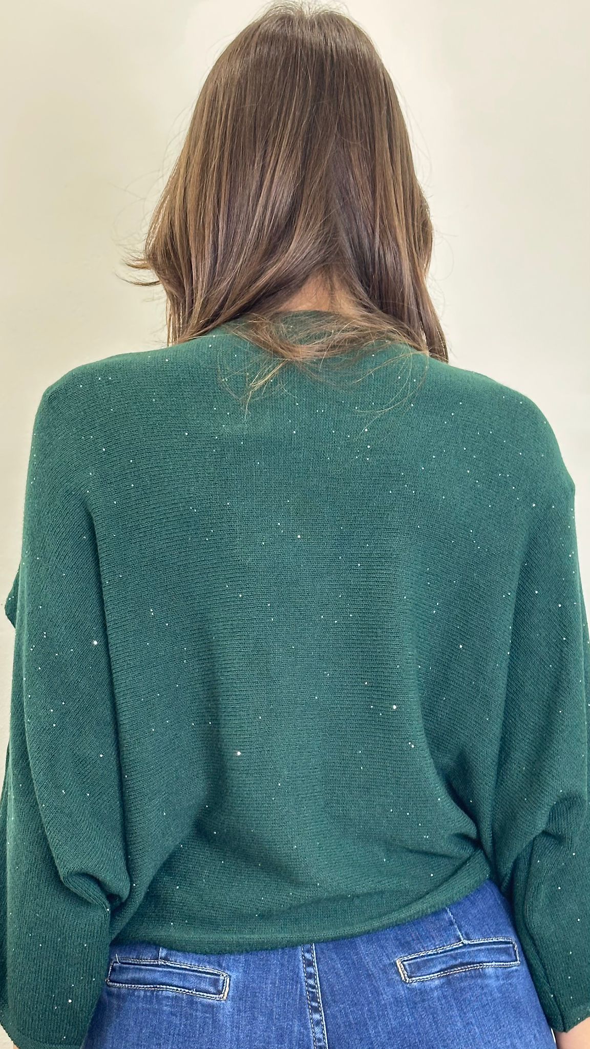 Maglioncino "OSAKA" incrociato con punti luce